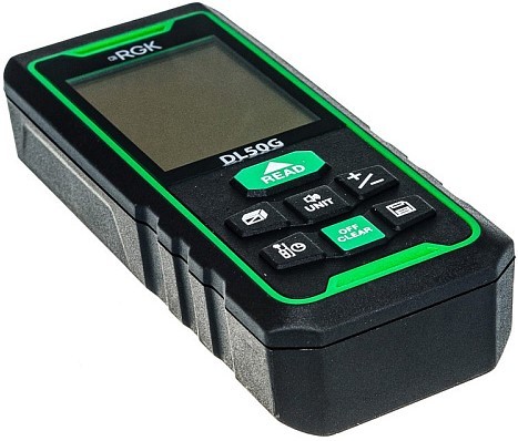 Лазерный дальномер RGK DL50G зеленый луч с угломером  778176 - изображение 4