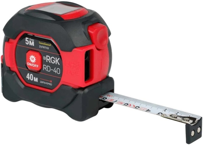 Лазерный дальномер RGK RD40 с рулеткой  774871