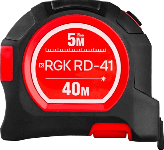 Лазерный дальномер RGK RD41 с рулеткой 720480