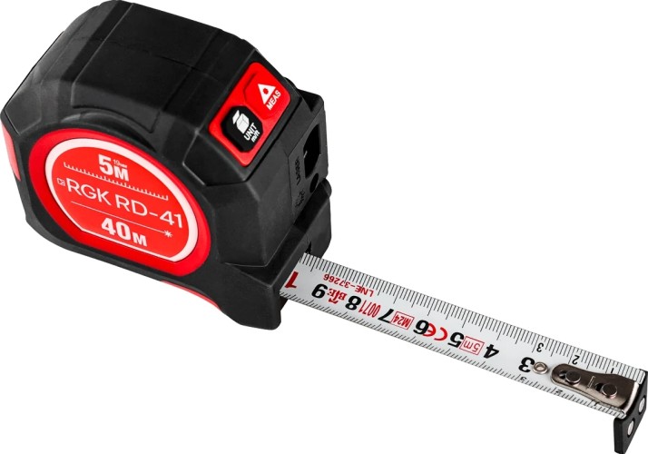 Лазерный дальномер RGK RD41 с рулеткой 720480 - изображение 5