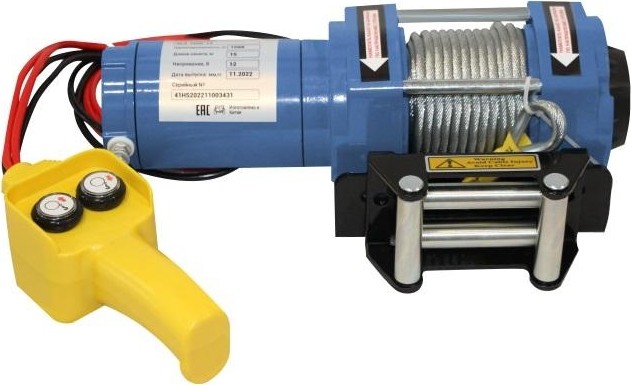 Лебедка автомобильная Gearsen GLA 9000-24 9072 кгх28 м (24В)