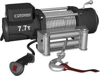 Лебедка автомобильная СОРОКИН 4.907 (7,7 т - 28 м)