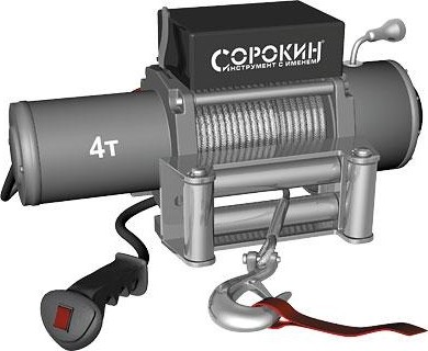 Лебедка автомобильная СОРОКИН 4.904 (4,0 т - 28 м)