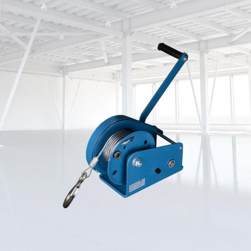 Лебедка барабанная Gearsen BHW-1100 ручная с тормозом (1179кг, канат 10м) GBHWK 1110 - изображение 3