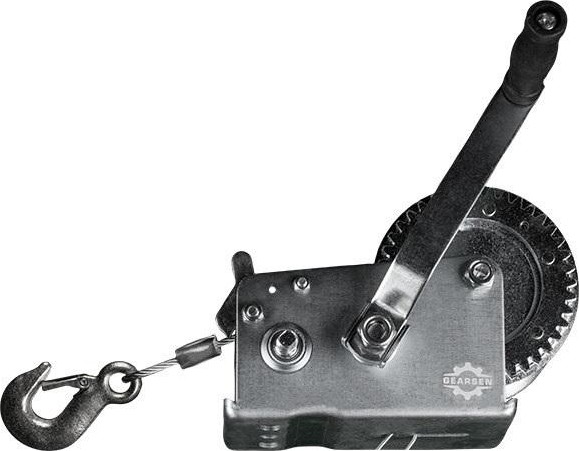 Лебедка барабанная Gearsen FD-1000 ручная (1133кг, канат 10м) GFDK 1110