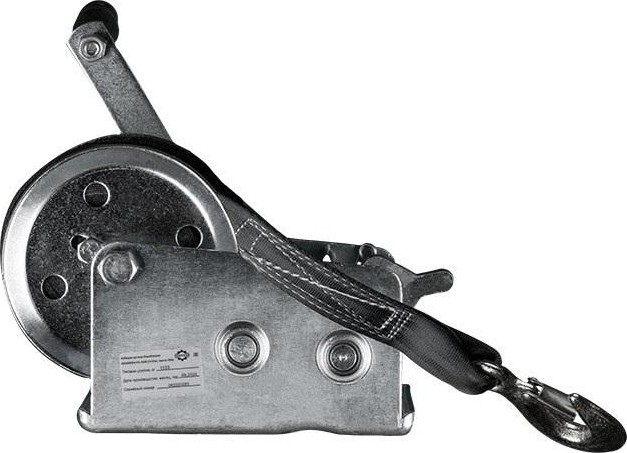 Лебедка барабанная Gearsen FD-1000 ручная (1133кг, лента 10м) GFDL 1110