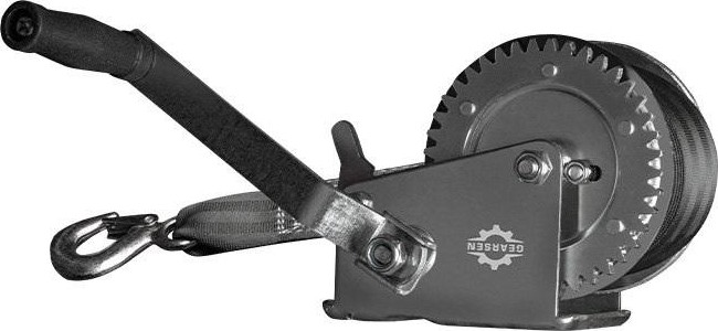 Лебедка барабанная Gearsen FD- 500 ручная (544кг, канат 10м) GFDK 0510