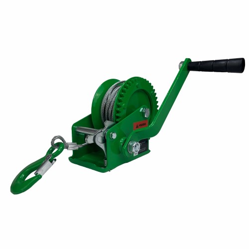 Лебедка барабанная HITCH HW 500, канат 10 м, 500 кг SZ073172