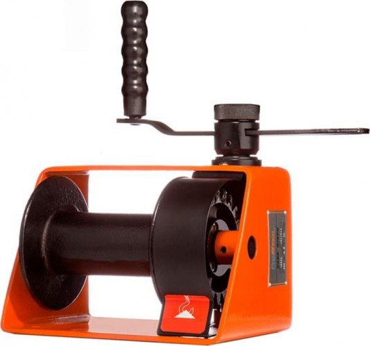 Лебедка барабанная СИБТАЛЬ HWV 0,5Т ручная червячная (без троса)