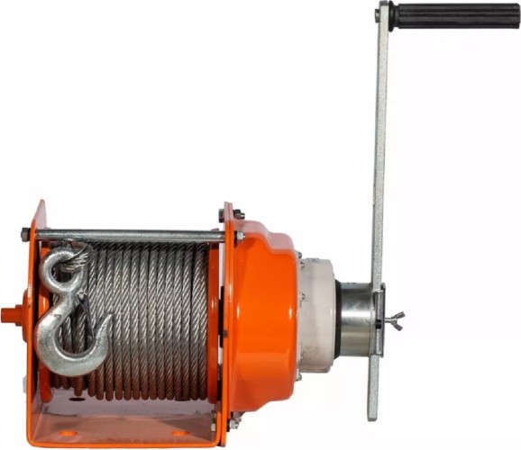 Лебедка барабанная СИБТАЛЬ JHW 2Т*40М ручная  00013972 - изображение 2