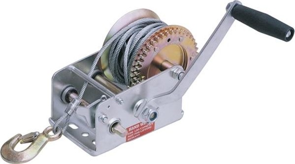 Лебедка барабанная СТЕЛЛА-ТЕХНИК WH25-20 грузоподъемность 1,1т, канат 20м