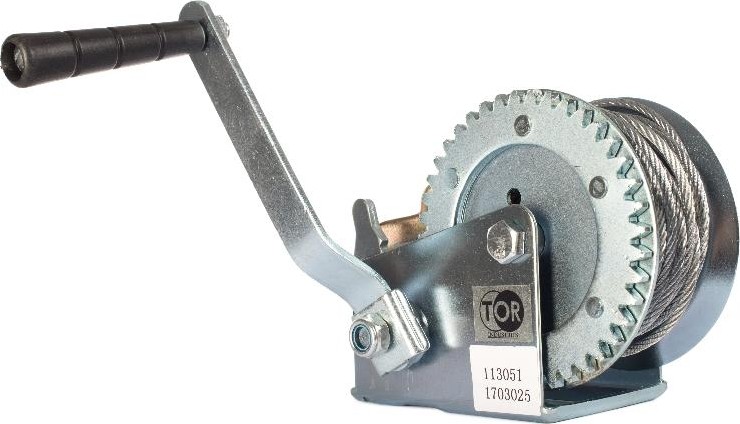 Лебедка барабанная TOR FD-1200 г/п 0,5 т, длина троса 10 м, 113051 113051