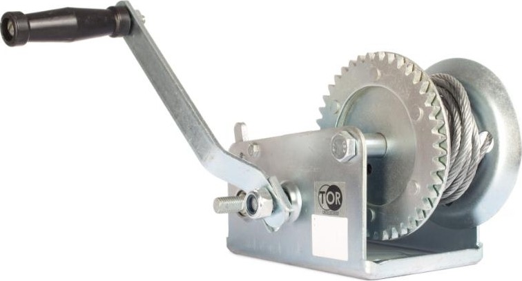 Лебедка барабанная TOR FD-2500 г/п 1,0 т, длина троса 20 м, (Hand winch) 11318 11318
