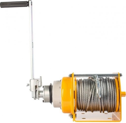 Лебедка барабанная TOR ЛТ-0,5 (JHW) г/п 0,5 т, длина троса 40 м, 113056 113056