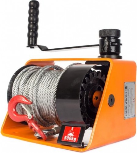 Лебедка червячная TOR VS 250 г/п 0,25 т, длина троса 20 м, 1130257 1130257