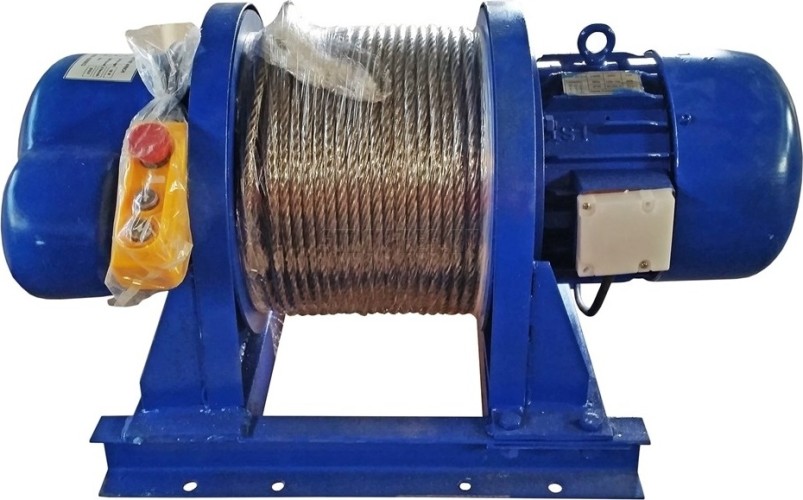 Лебедка электрическая TOR KDJ  1,5 т, 380V, канат 100 м 1004485