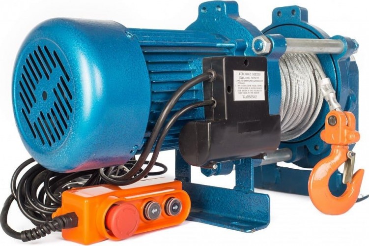 Лебедка электрическая TOR ЛЭК- 500 (KCD) 500 кг, 230V, канат 100 м 1026410 1026410