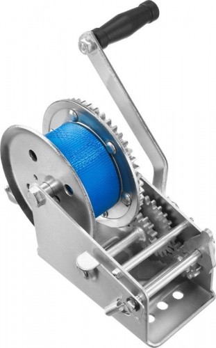 Лебедка ручная барабанная ЗУБР "ПРОФЕССИОНАЛ" тяговая, ленточная, 0.5 т, 8 м 43115-0.5 43115-0.5 - изображение 2