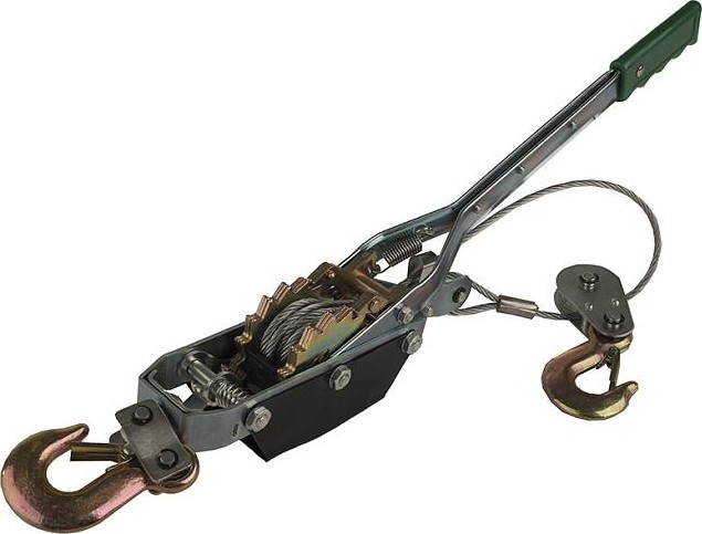 Лебедка рычажная Sturm 1091-08-2001 2т, 2 храповых колеса, трос 2,2м - изображение 3