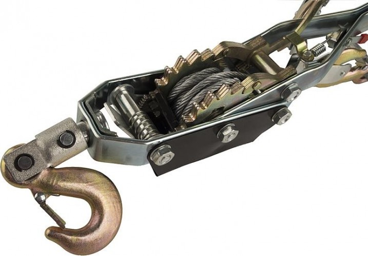 Лебедка рычажная Sturm 1091-07-4000 4т, 2 храповых колеса, трос 3м - изображение 2