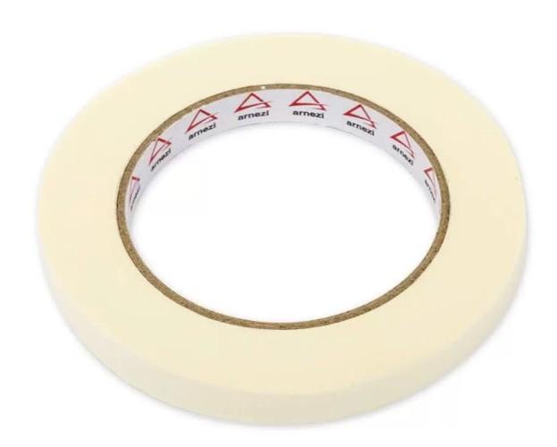 Лента малярная ARNEZI R8030301 12 мм x50 м толщина 130 мкм на бумажной основе