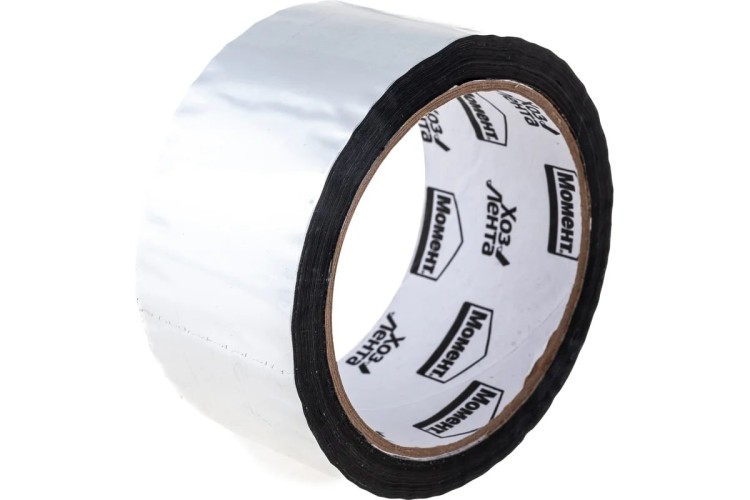 Лента металлизированная алюминиевая МОМЕНТ 1918973 48ммх50м Б0032668 - изображение 2