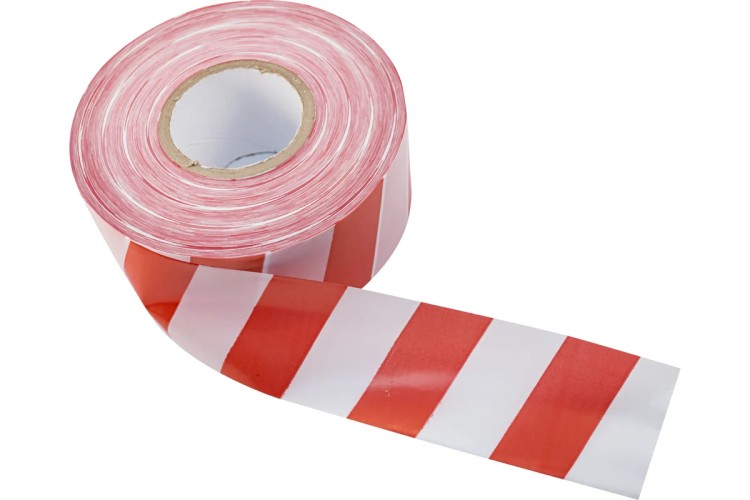 Лента оградительная Proconnect 19-3136 75 ммх50м, белый/красный