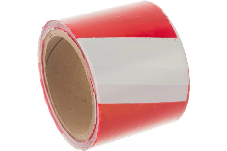 Лента оградительная Proconnect 19-3136 75 ммх50м, белый/красный - изображение 2