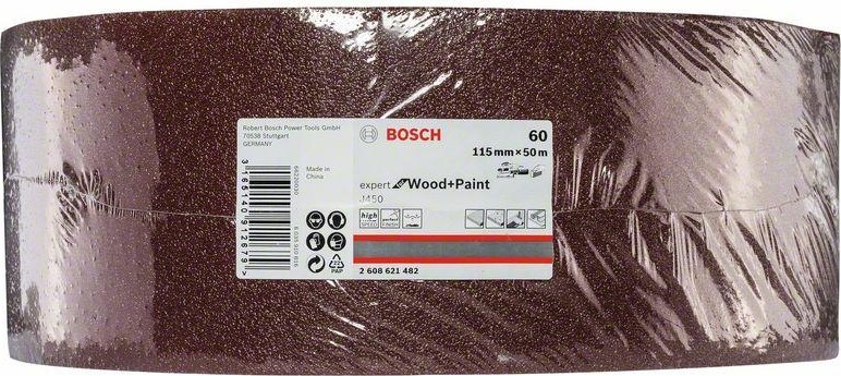 Лента-рулон BOSCH 115 мм G 60 J450 Expert for Wood and Paint 2608621482 - изображение 2