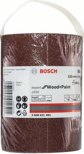 Лента-рулон BOSCH 115 мм G 80 J450 Expert for Wood and Paint (рул.5м.) 2608621465 - изображение 2