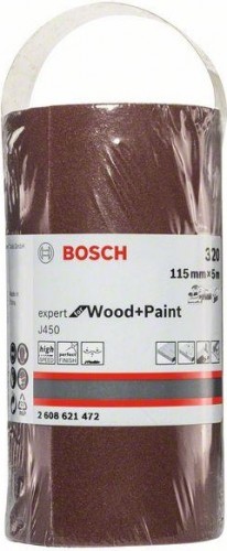 Лента-рулон BOSCH 115 мм G320 J450 Expert for Wood and Paint (рул.5м.) 2608621472 - изображение 2