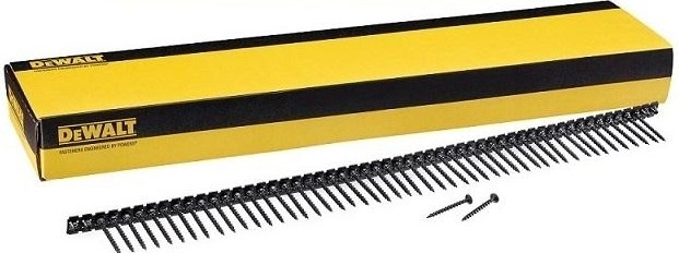 Лента с саморезами для деревянных конструкций DeWALT 3,5х55 мм (1000шт) Extreme DWF4100550 DWF4100550