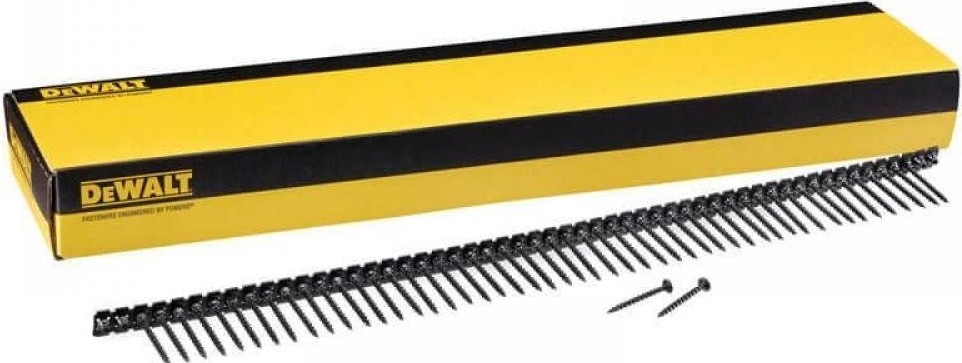 Лента с саморезами для металлических конструкций DeWALT 3,5х35 мм (1000шт) Extreme DWF4000350 DWF4000350