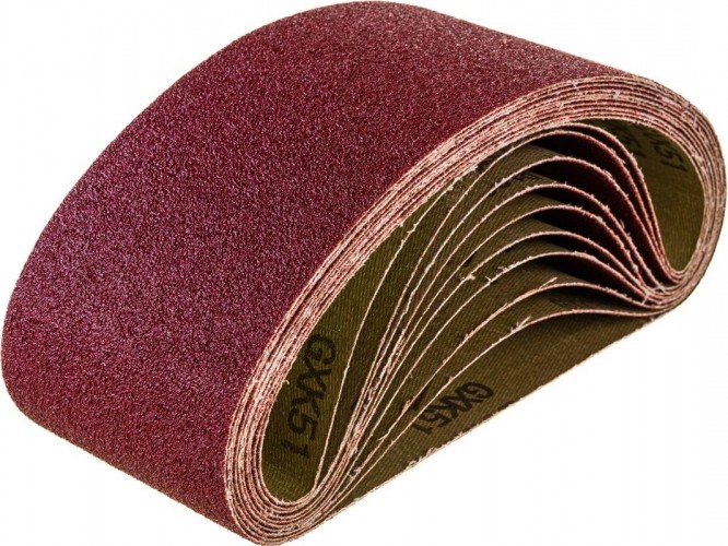 Лента шлифовальная Sturm 9010-B75x457-100 p100, 10 шт.