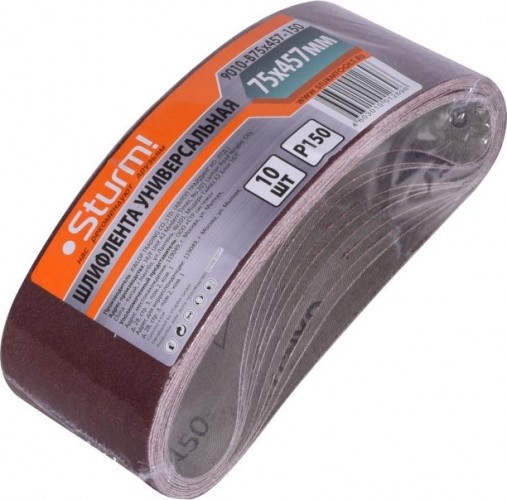 Лента шлифовальная Sturm 9010-B75x457-150 p150, 10 шт. - изображение 4