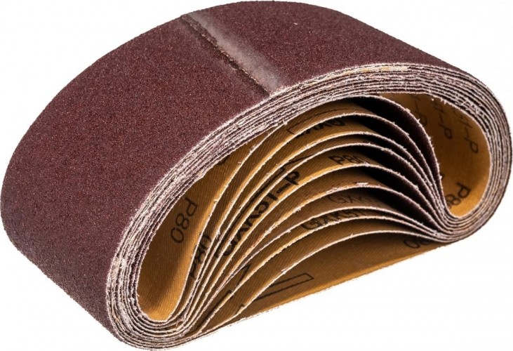 Лента шлифовальная Sturm 9010-B75x457-080 p80, 10 шт.