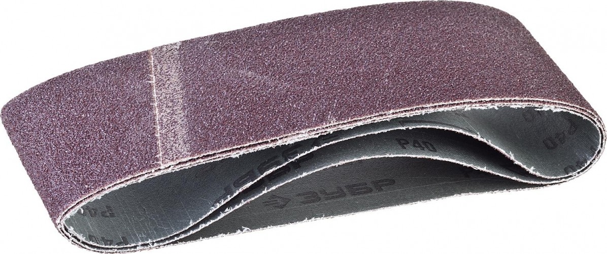 Лента шлифовальная ЗУБР МАСТЕР 75х457 мм, p40, для лшм, 3 шт. 35541-040