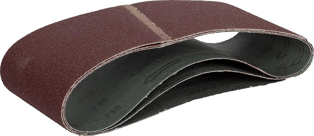 Лента шлифовальная ЗУБР МАСТЕР 100х610 мм, p40, для лшм, 3 шт. 35543-040
