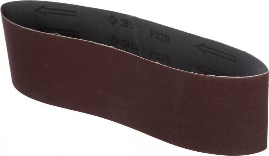 Лента шлифовальная ЗУБР МАСТЕР 75х533 мм, p320, для лшм, 3 шт. 35542-320 - изображение 2