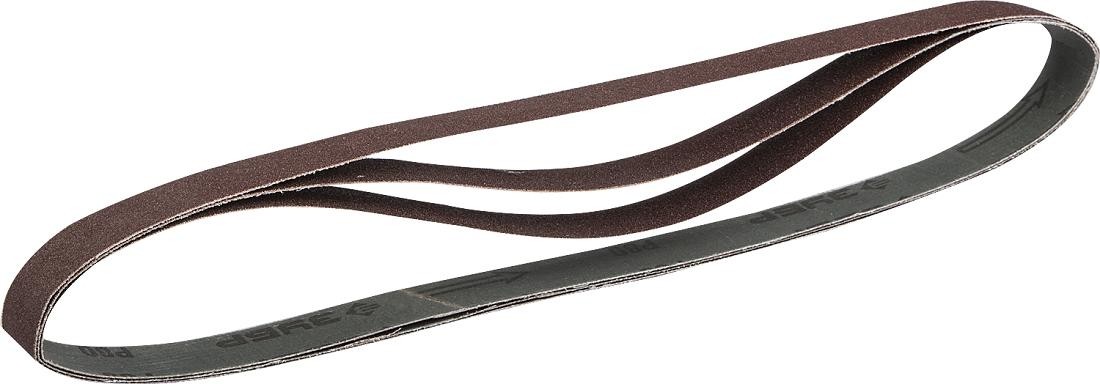 Лента шлифовальная ЗУБР МАСТЕР 25х762 мм, p120, для станка зшс-330, 3 шт. 35547-120