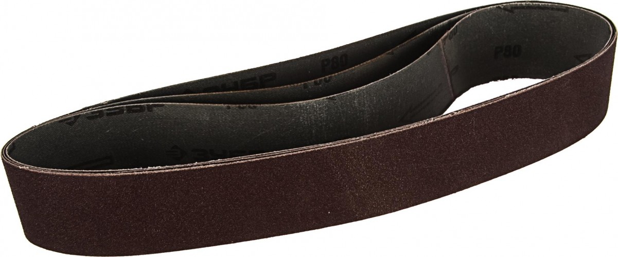Лента шлифовальная ЗУБР МАСТЕР 50х686 мм, p 80, для точила зтшм-150/686, 3 шт. 35546-080 - изображение 5