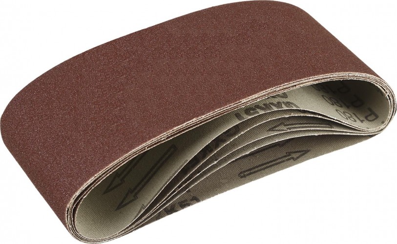 Лента шлифовальная ЗУБР СТАНДАРТ 75х457 мм, p180, для лшм, 5 шт. 35341-180