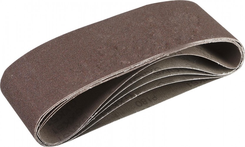 Лента шлифовальная ЗУБР СТАНДАРТ 75х533 мм, p180, для лшм, 5 шт. 35342-180