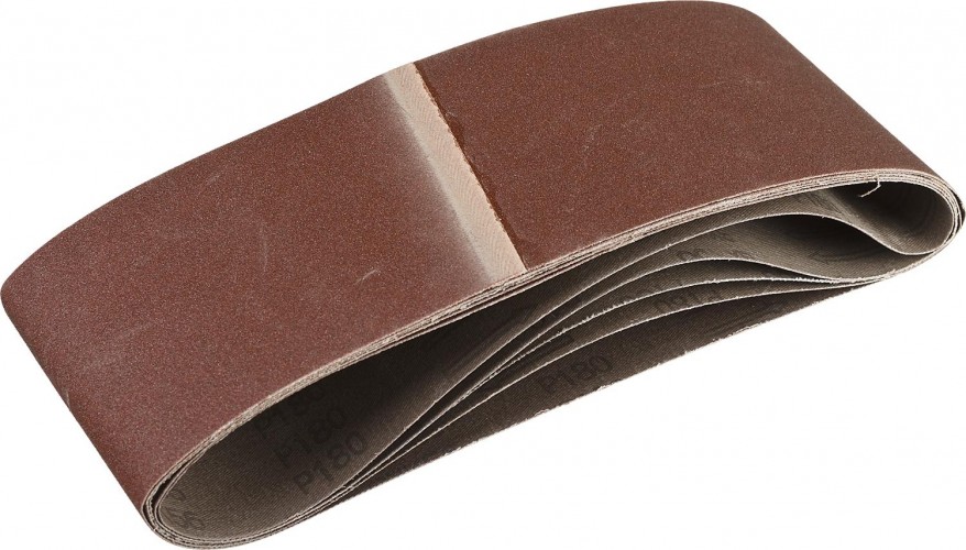 Лента шлифовальная ЗУБР СТАНДАРТ 100х610 мм, p180, для лшм, 5 шт. 35343-180