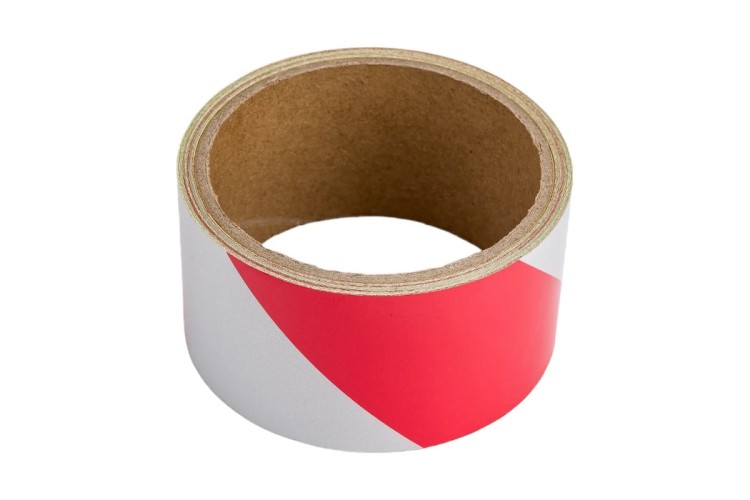 Лента сигнальная МОМЕНТ 1918969 светоотражающая 48ммх5м  Б0023077 - изображение 2