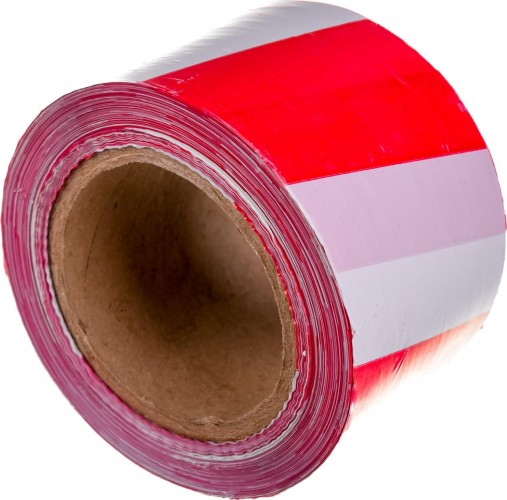 Лента сигнальная STAYER MASTER цвет красно-белый, 75ммх150м, 12241-75-150 - изображение 3