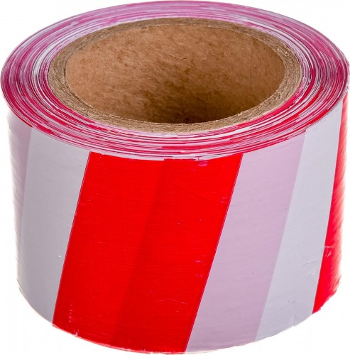 Лента сигнальная STAYER MASTER цвет красно-белый, 75ммх150м, 12241-75-150 - изображение 2