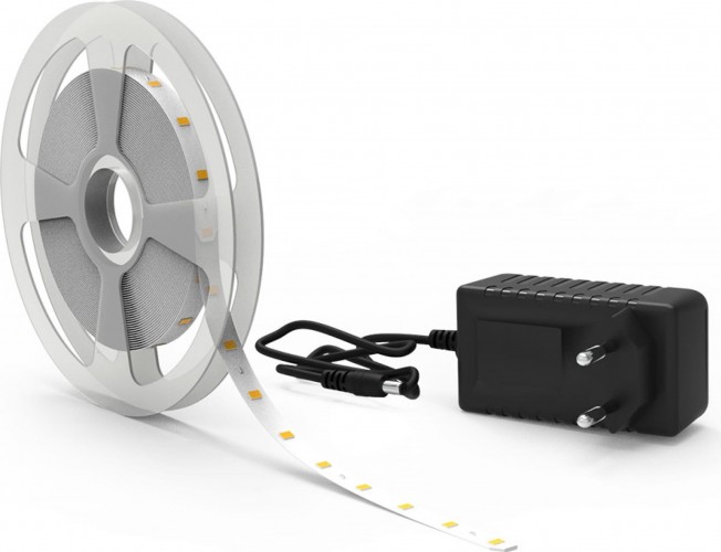 Лента светодиодная GAUSS BT014 basic в комплекте 12v 6w/m 600lm/m 4000 ip65 led 5