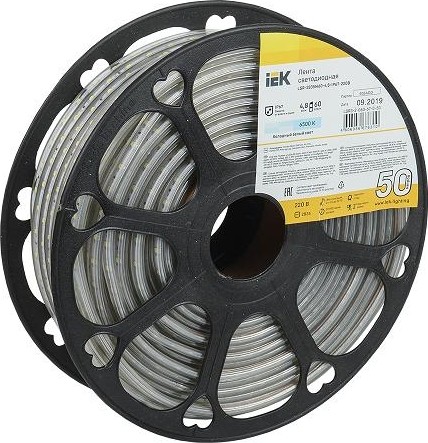 Лента светодиодная IEK LSR-2835W60 4,8-IP67-220В ( 50 м ) Холодный белый LSR3-2-060-67-0-50