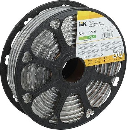 Лента светодиодная IEK LSR-2835G60 4,8-IP67-220В ( 50 м ) Зеленый LSR3-5-060-67-0-50